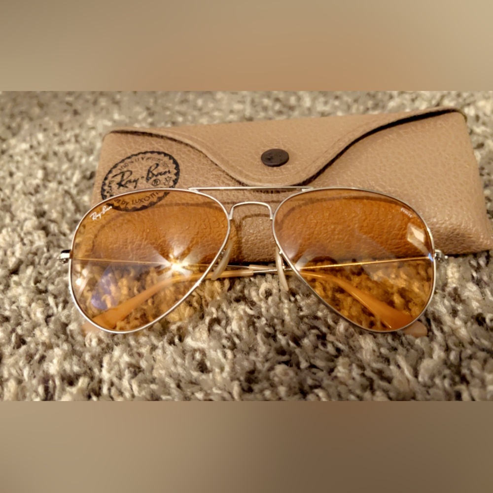 Ray ban sunglasses orange rb3025 55m small